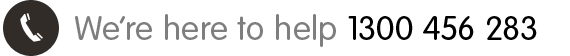 Phone 1300 456 283