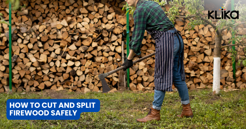 How to Cut and Split Firewood Safely
