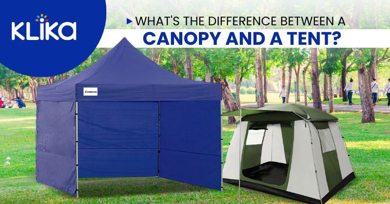 What's The Difference Between a Canopy and a Tent?