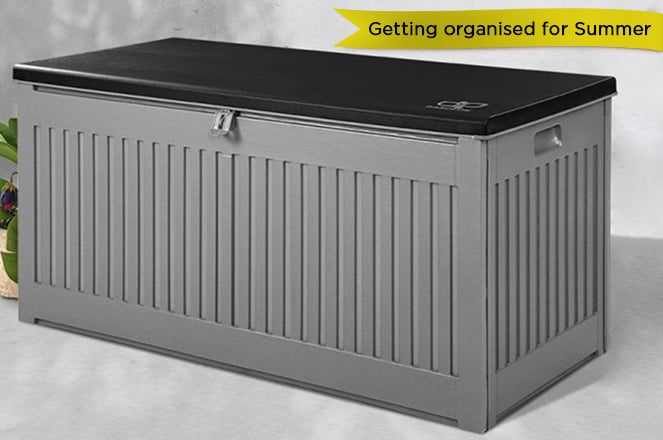 Weatherproof Storage Box | Doubles as a Bench!