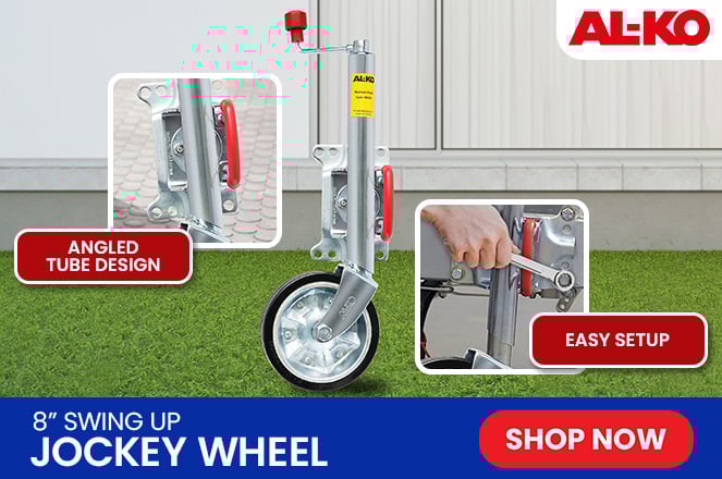 Alko Premium 8" Jockey Wheel | Built Tough for Every Terrain!