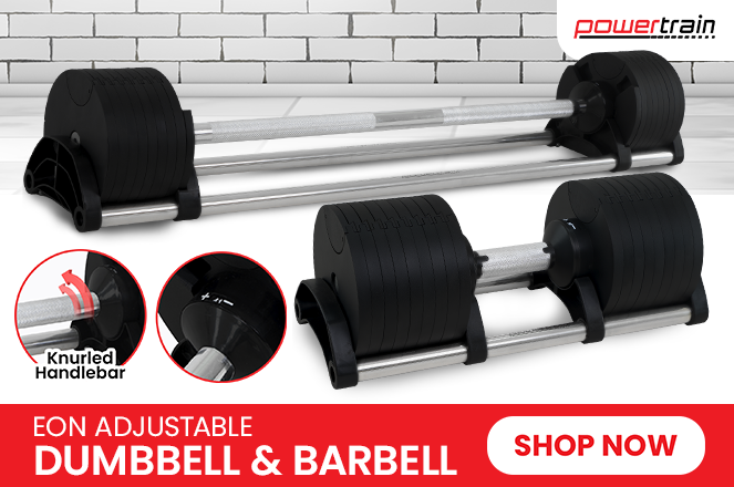 Powertrain Adjustable Dumbbells | Space-Saving Strength Equipment
