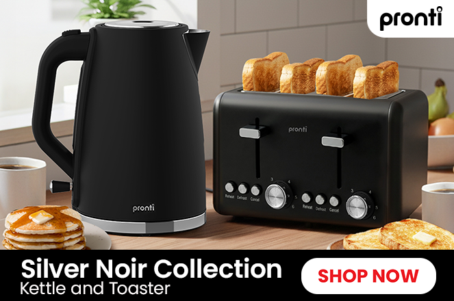 Pronti Silver Noir Collection | Modern Kitchen Chic