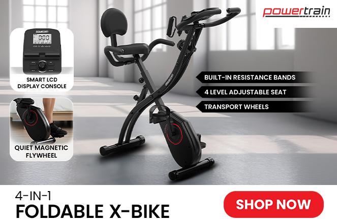 4-in-1 Foldable X-Bike | Refined Cardio, Right at Home