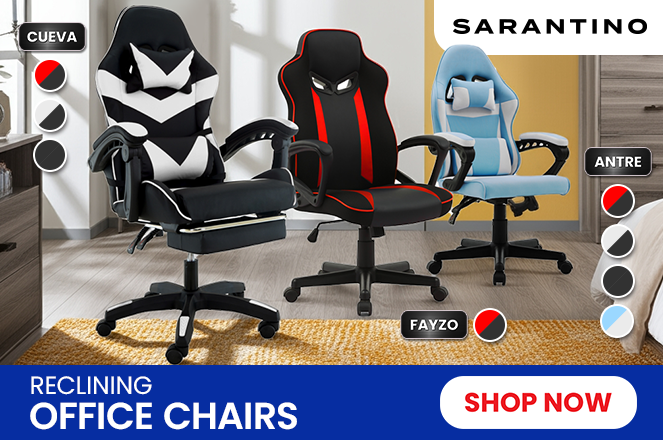 Reclining Office Chairs | Built for focus, grind and play!
