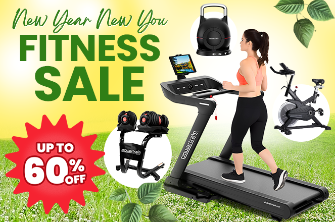 NEW YEAR FITNESS SALE | Up to 60% off Fitness Equipment