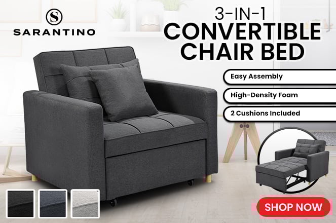 Suri 3-in-1 Sofa Chair | Armchair, Recliner & Bed in One!