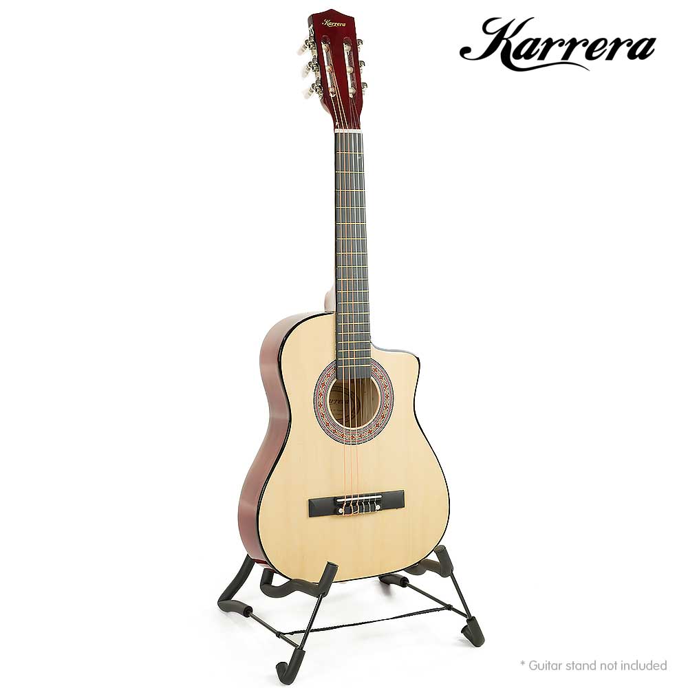 Karrera Childrens acoustic guitar Natural Childrens Guitars