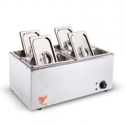 SOGA Stainless Steel Electric Bain-Maire Food Warmer with Pans