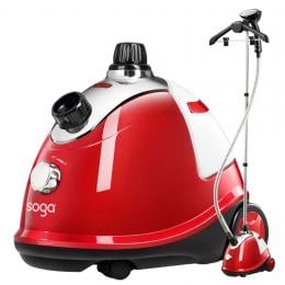 SOGA Professional Commercial Garment  Portable Cleaner Steam Iron Red