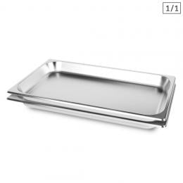 SOGA 2X Gastronorm GN Pan 1/1 GN Pan 6.5cm Deep Stainless Steel