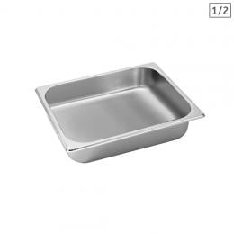 SOGA Gastronorm GN Pan 1/2 GN Pan 6.5cm Deep Stainless Steel Tray