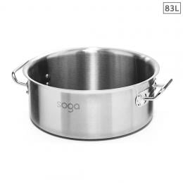 SOGA Stock Pot 83L Top Grade Thick Stainless Steel Stockpot
