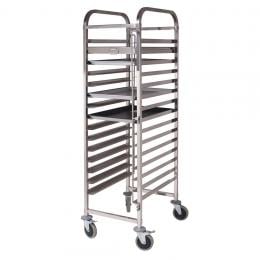 Gastronorm Trolley 16 Tier Stainless Steel Cake Bakery Trolley 60*40cm