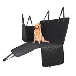 600D Oxford Cloth Dog Car Cover Back Seat Protector Pet Mat Black