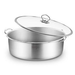 Stainless Steel 28cm Casserole With Lid Induction Cookware