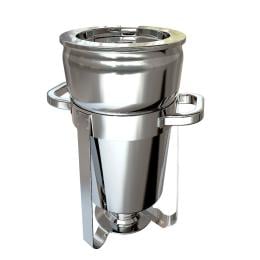 7L Round Stainless Steel Soup Warmer Marmite Chafe Chafing Dish