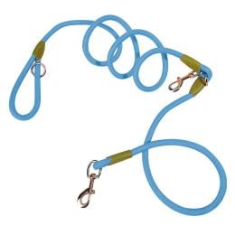 220cm Multifunction Hands-Free Rope Pet Cat Dog Leash - Blue