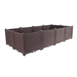160cm Raised Planter Box Outdoor Plastic Plants Garden Bed Deepen