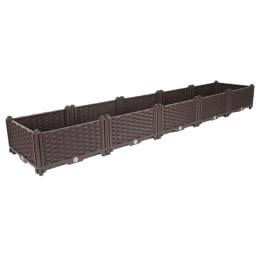 200cm Raised Planter Box Vegetable Outdoor Plastic Plants Garden Bed