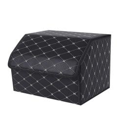 Car Boot Collapsible Foldable Trunk Cargo Box Black/Gold Medium