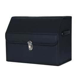 Car Boot Collapsible Trunk Cargo Storage Box With Lock Black Small