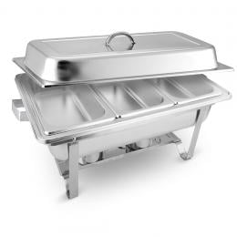 SOGA 3*3L Stainless Steel Chafing Food Warmer Catering Three Trays