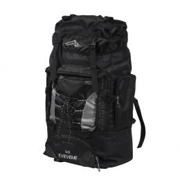 Black 80L Large Waterproof Travel Backpack Camping  Hiking Luggage