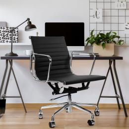 Premium Replica Adjustable Eames Chair Executive Gas Lift Black