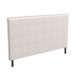 Gia Boucle Bedhead Headboard Upholstered Luxury Cushioned White - King