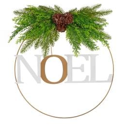 Santas Helper Noel Christmas Wreath Charming Seasonal Touch 50CM