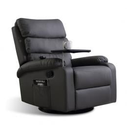 Massage Chair Recliner Chairs Heated Lounge Sofa Armchair Grey