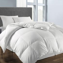 500GSM Wool Blend Quilt Premium with 100% Cotton Cover Double - White