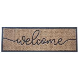 Wide Door Mat Deluxe Yarn Welcome 40 x 120 cm Doormat
