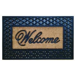 Door Mat Deluxe Rubber And Coir Welcome 60 x 90 cm Doormat