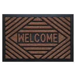 Door Mat Deluxe Embossed Welcome 40 x 60 cm Doormat