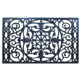 Door Mat Deluxe Rubber With Iron Design 45 X 75 cm Doormat