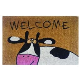 Door Mat Premium Cow Welcome 50 x 80 cm Doormat