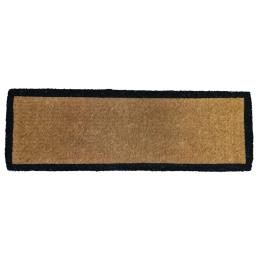 Wide Door Mat Premium Coir Black Border 39 x 119 cm Doormat