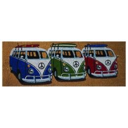 Wide Door Mat Premium Coir 3 Kombi Van Car Surf Coastal 39 x 119 cm Doormat