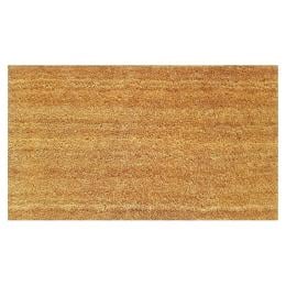 Door Mat Deluxe Coir Backed Natural 40 x 70 cm Doormat