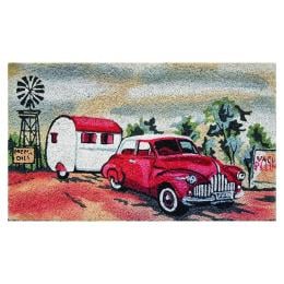Door Mat Deluxe Coir Latex FJ Car Caravan Country Farm 45 x 75 cm Doormat