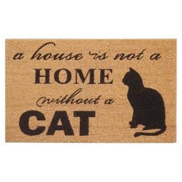 Door Mat Deluxe Coir Latex Home Cat Kitten 45 x 75 cm Doormat