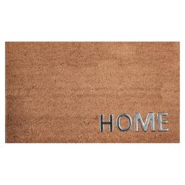 Door Mat Deluxe Coir Back S Steel Home 45 x 75 cm Doormat