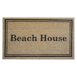 Door Mat Deluxe Coir Back Beach House 45 x 75 cm Doormat