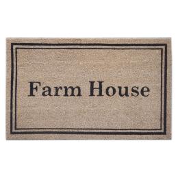 Door Mat Deluxe Coir Backed Farm Houser 45 x 75 cm Doormat