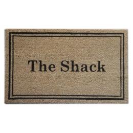 Door Mat Deluxe Coir Back The Shack Border 45 x 75 cm Doormat