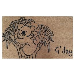 Door Mat Deluxe Coir Latex Koala 40 x 60 cm Doormat
