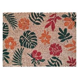 Door Mat Deluxe Coir Latex Floral 40 x 55 cm Doormat