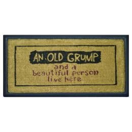 Door Mat Deluxe An Old Grump 40 x 70 cm Doormat